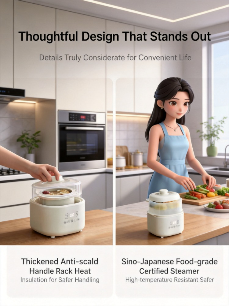 Baby Food Stew - 220V Small Electric Cooker, Baby Food
