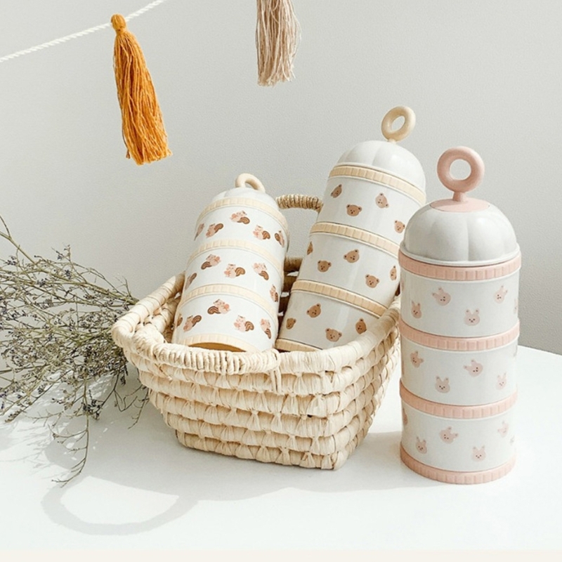 Dry Food Baby - Baby Formula Dispenser Box Snacks Storage