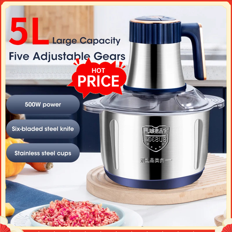 5L Electric Meat Grinders 304  - огляд і ціна Baby Food Processor