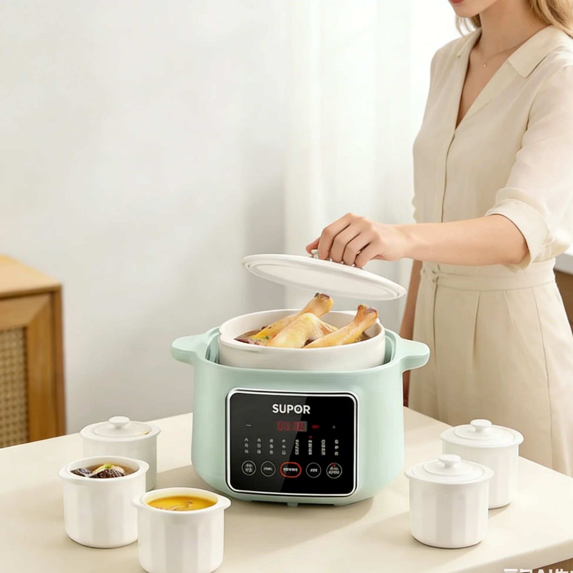 SUPOR Ceramic Multi-Functional - огляд і ціна Baby Food Stew