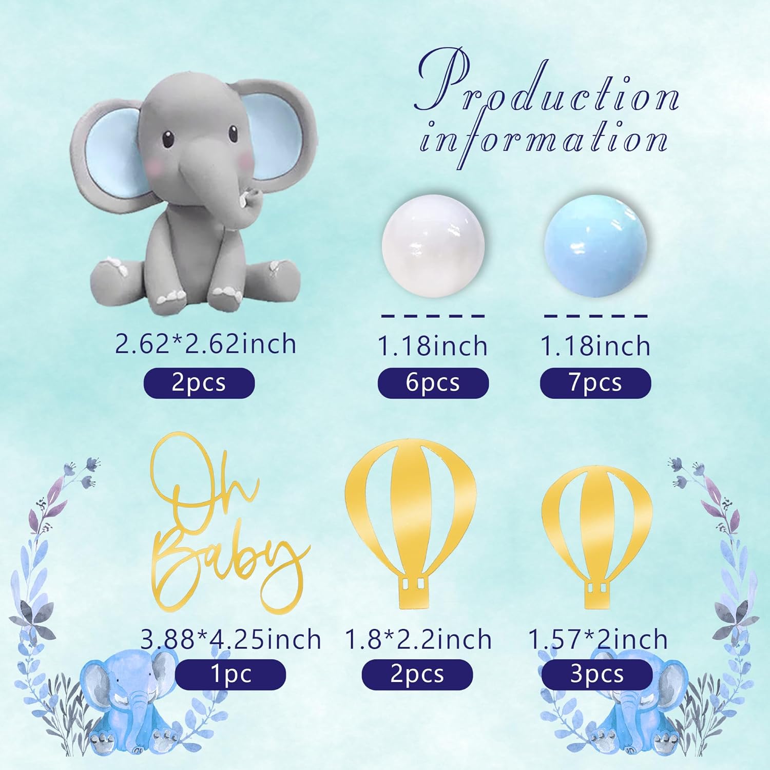Elephant Cake Decoration Baby  - огляд і ціна Baby Food Processor