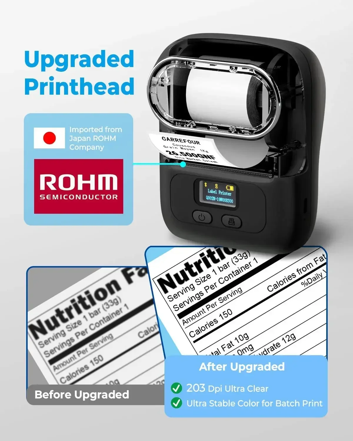 Phomemo M110 Mini Portable Pri - огляд і ціна Baby Food Label