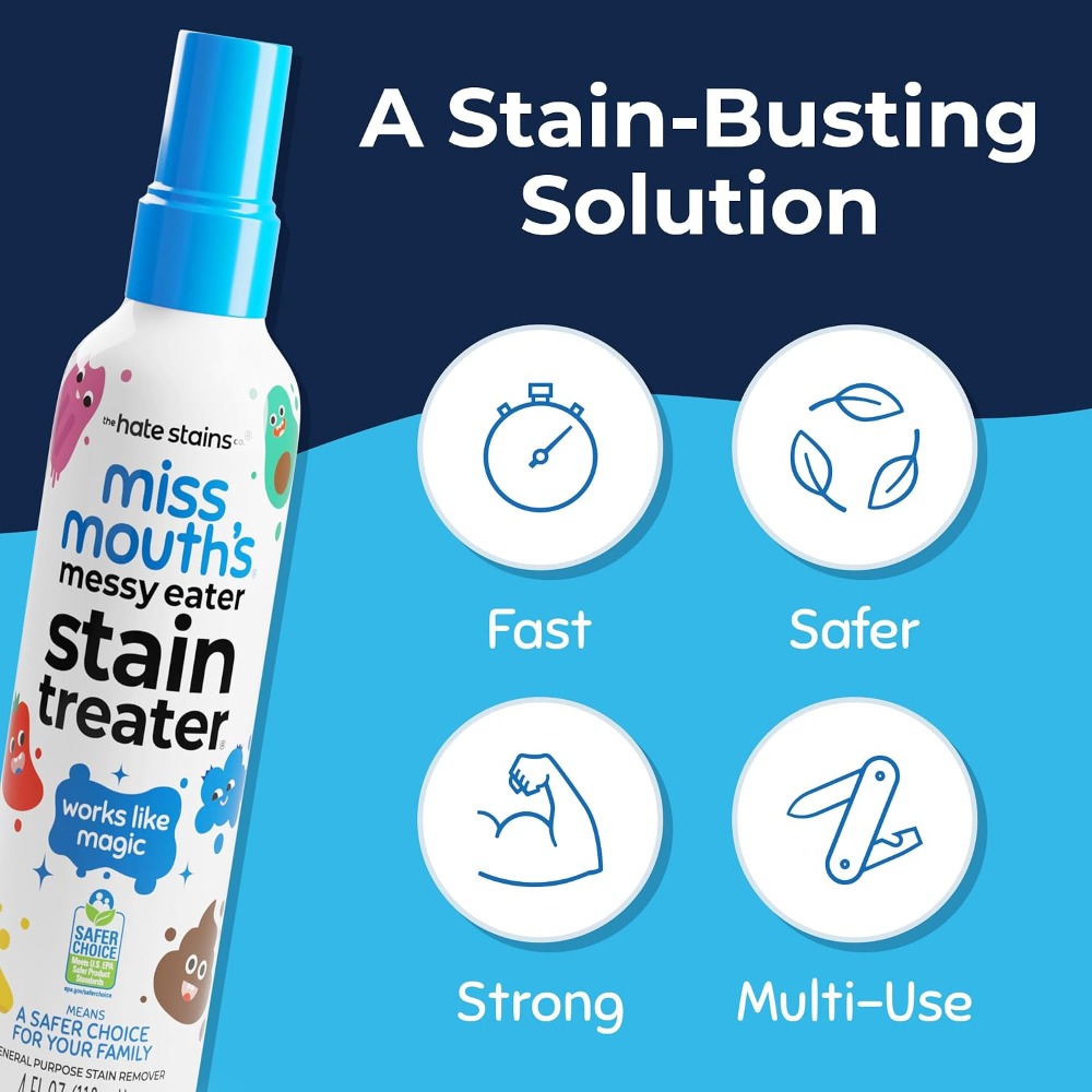 Messy Eater Stain Treater Spra - огляд і ціна Dry Food Baby