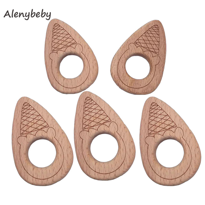 Wood Teether Cartoon DIY Wood  - огляд і ціна Baby Food Organic