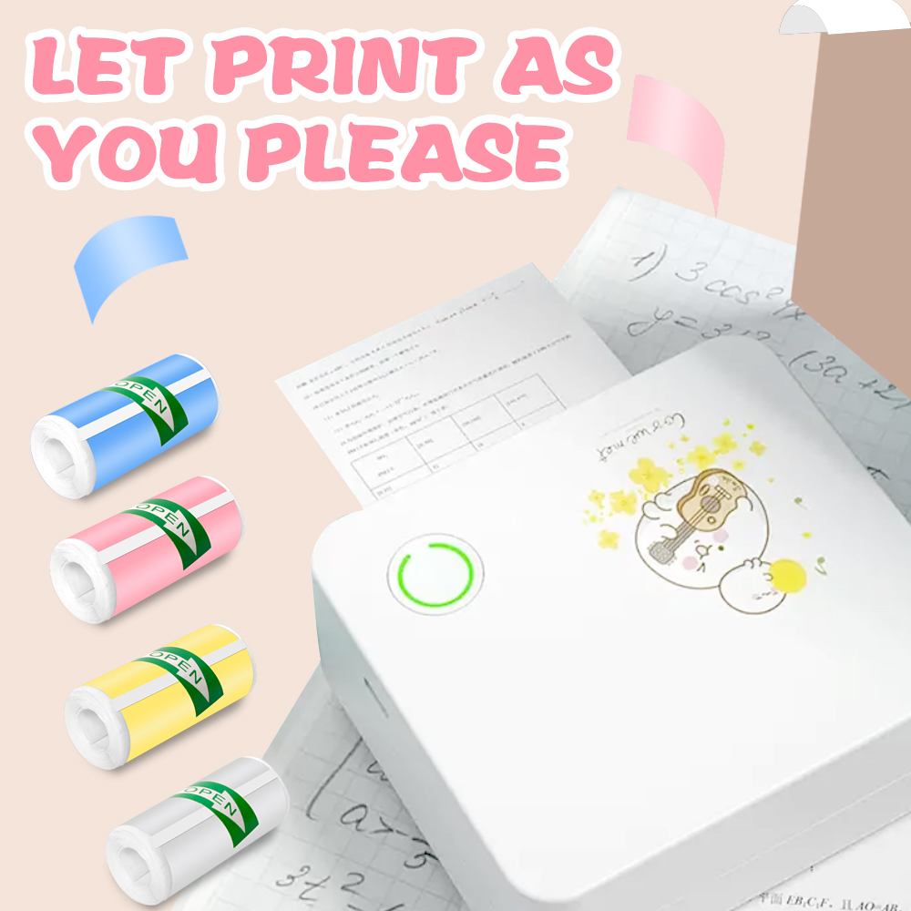HD Mini Printer Thermal Paper  - огляд і ціна Baby Food Label