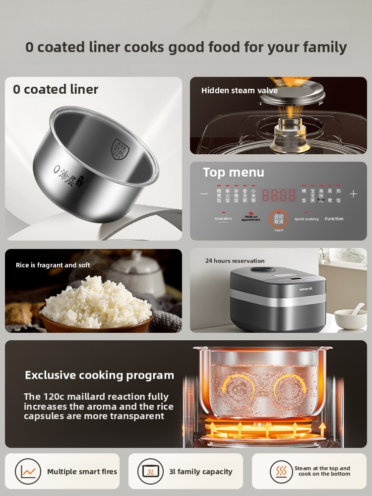 0 Coating Uncoated Rice Cooker - огляд і ціна Baby Food Stew