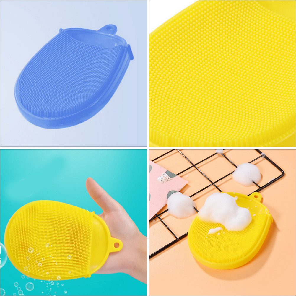 3Pcs Baby Silicone Bath Brush  - огляд і ціна Dry Food Baby