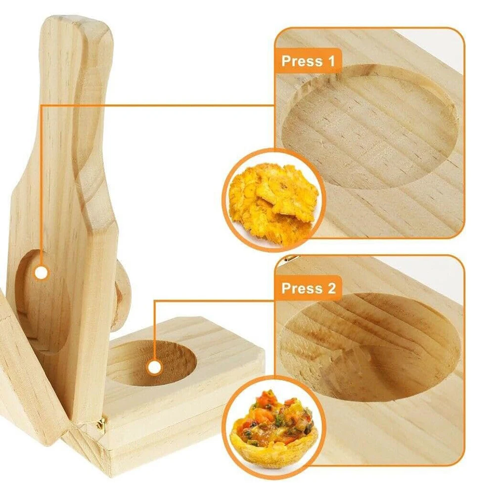 Wooden Plantain Press With Han - огляд і ціна Baby Food Banana