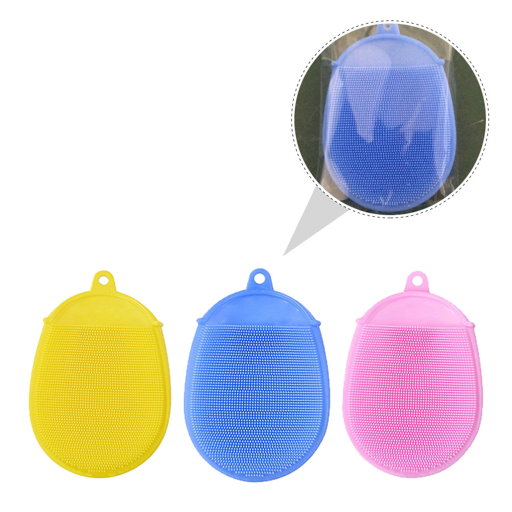 3Pcs Infant Silicone Bath Brus - огляд і ціна Dry Food Baby