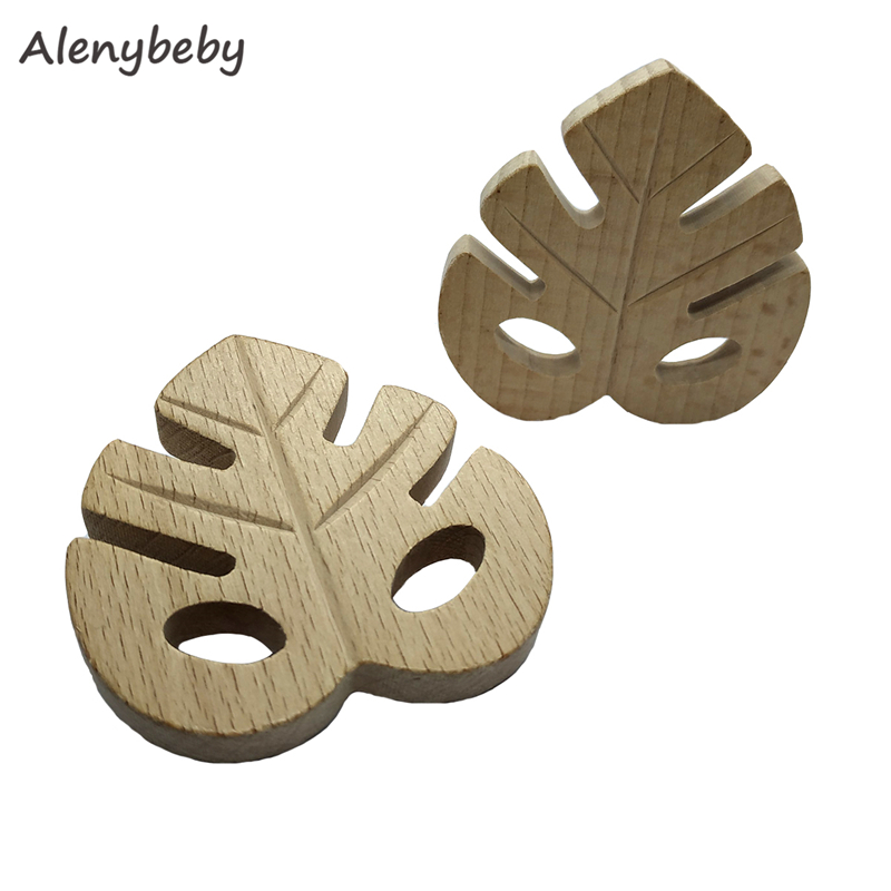 Natural wood teether leaf shap - огляд і ціна Baby Food Organic