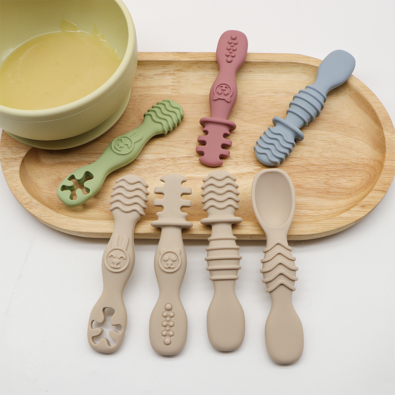 4pcs Silicone baby Food Spoon, - огляд і ціна Baby Food For 7 Month Old